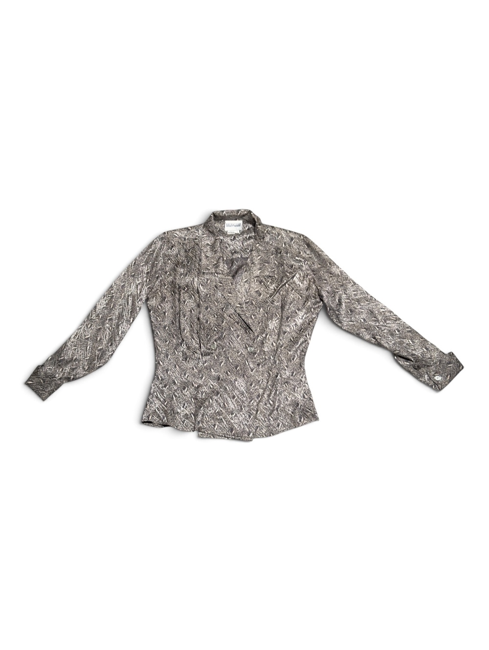 Vintage Nordstrom Individualist Sportswear Silk Blouse Size 8